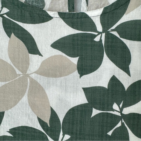 Buykud Dress Womens Large Maxi Green White Gray Cottagecore Oversize Lightweight - Picture 13 of 16